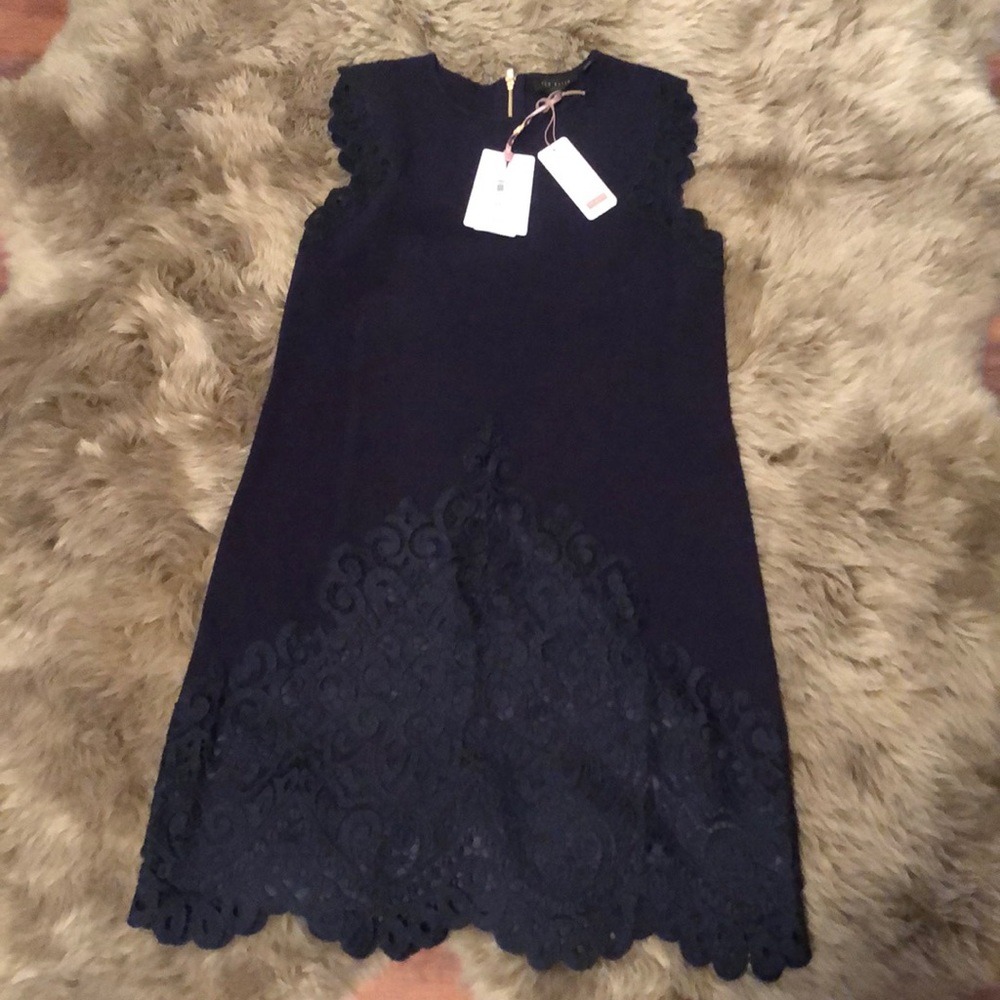 TED BAKER LUCCIA KNIT DRESS UK2 US6